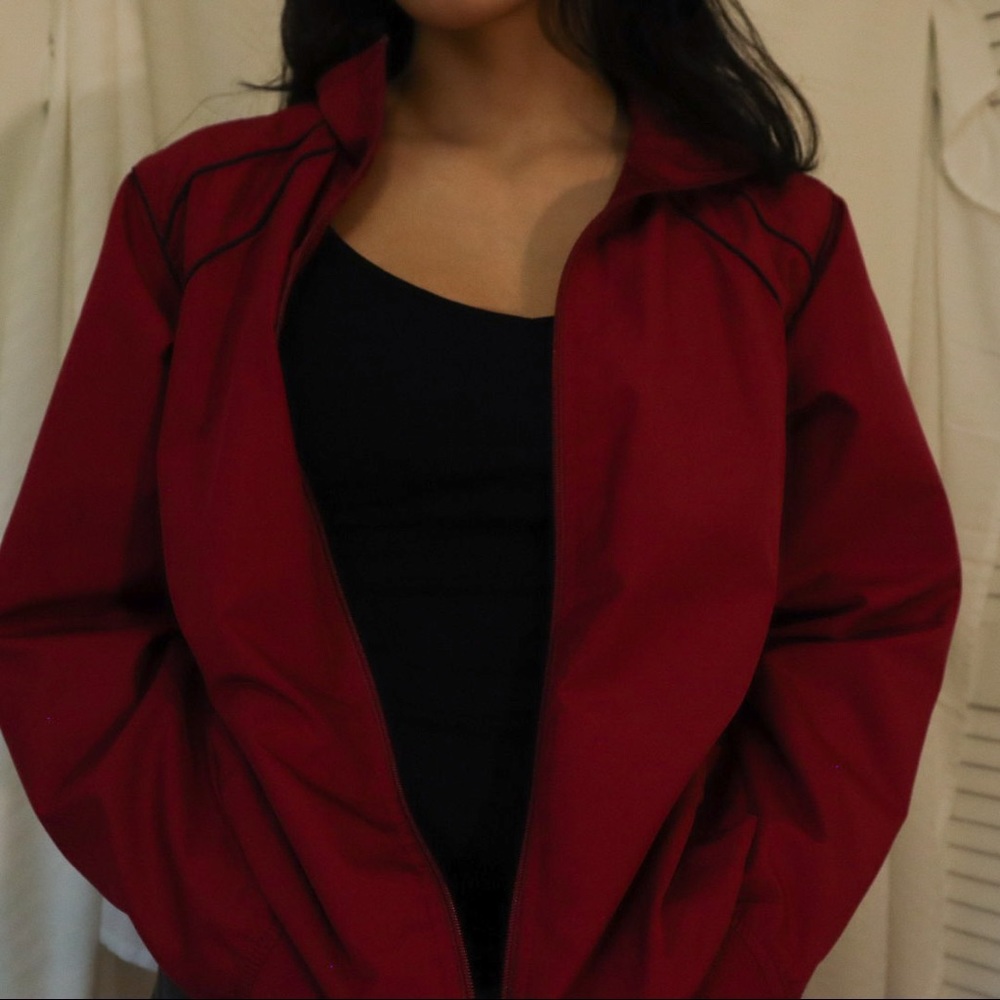 CHAMPION Burgundy Windbreaker